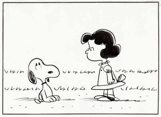 Comic Book Panels Peanuts Snoopy Lucy