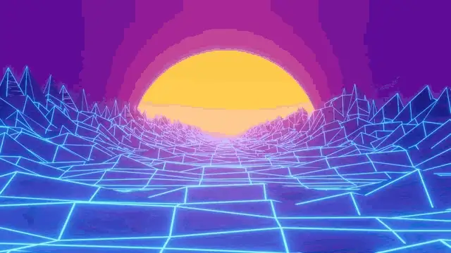 synth sunset 