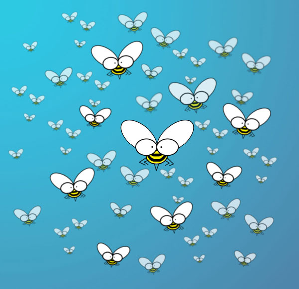 illustration friday swarm