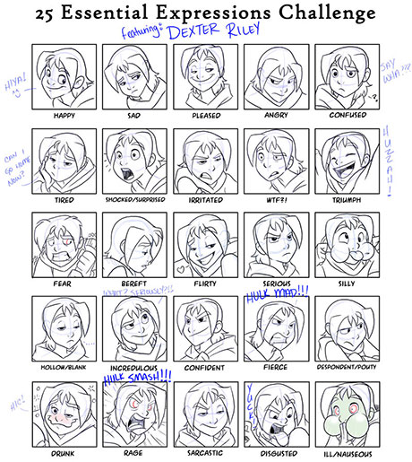 25 expressions meme