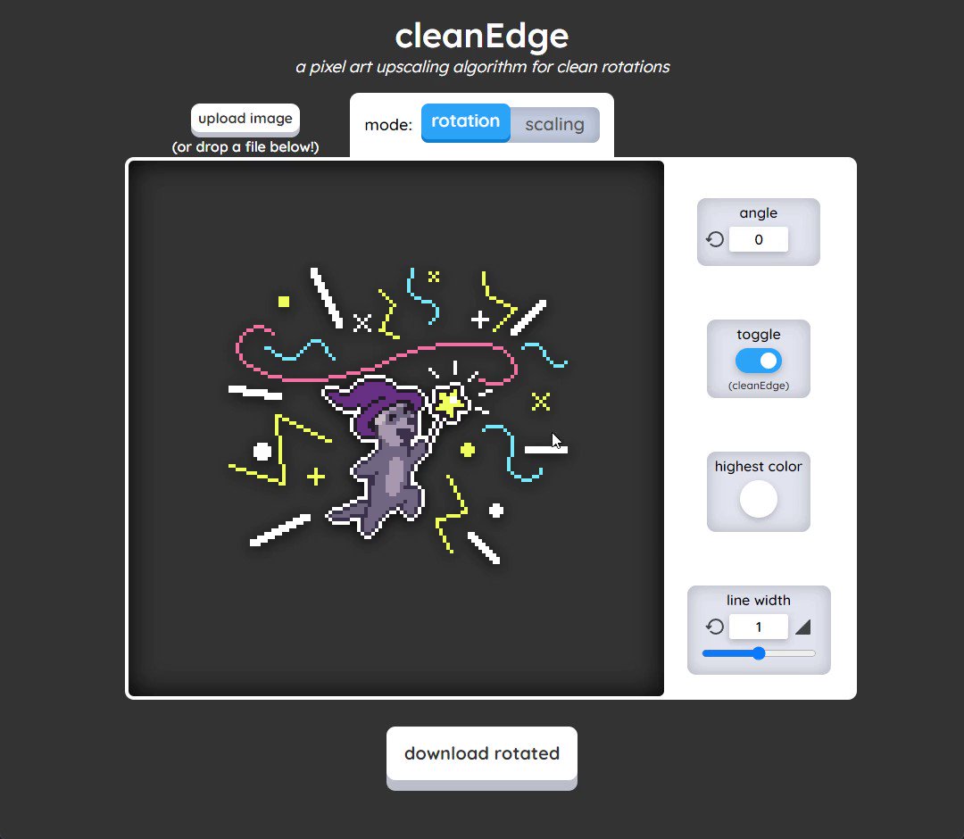 Cleanedge pixelart tool