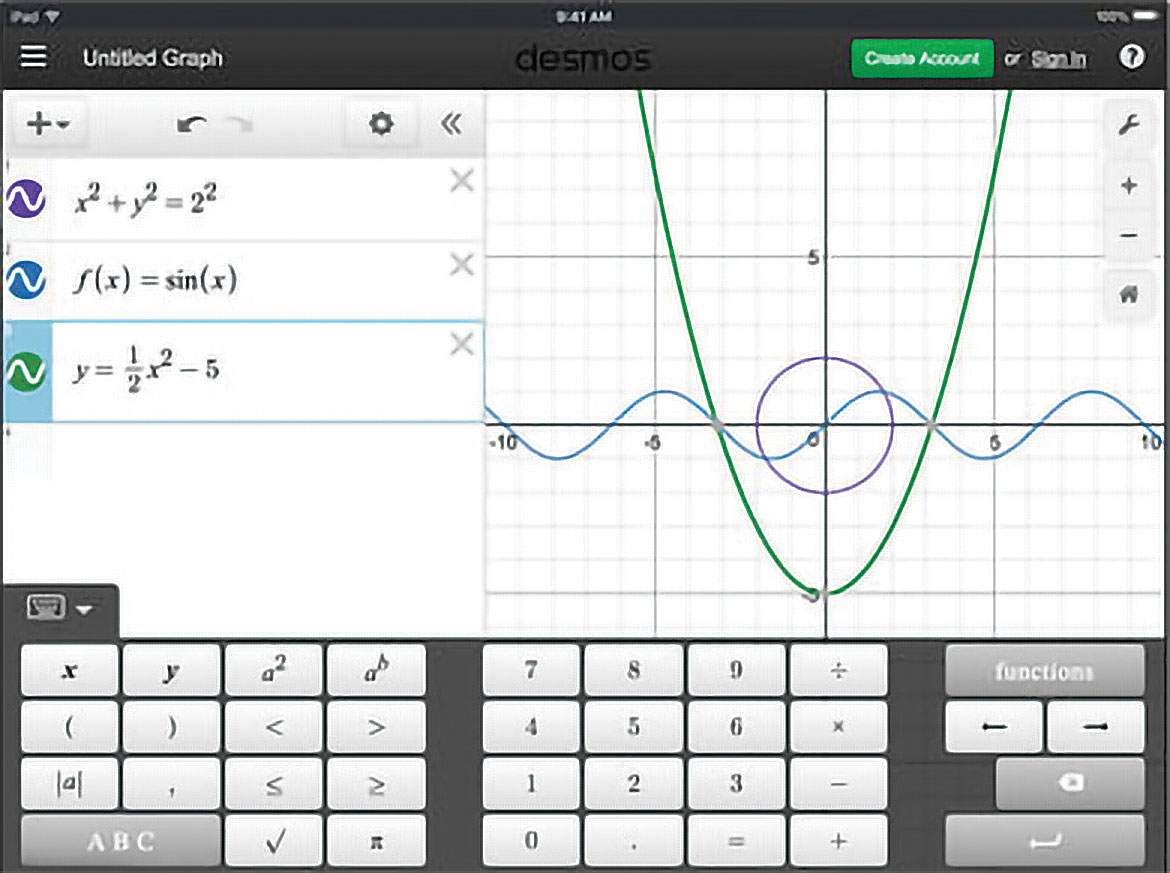 Desmos Graphing