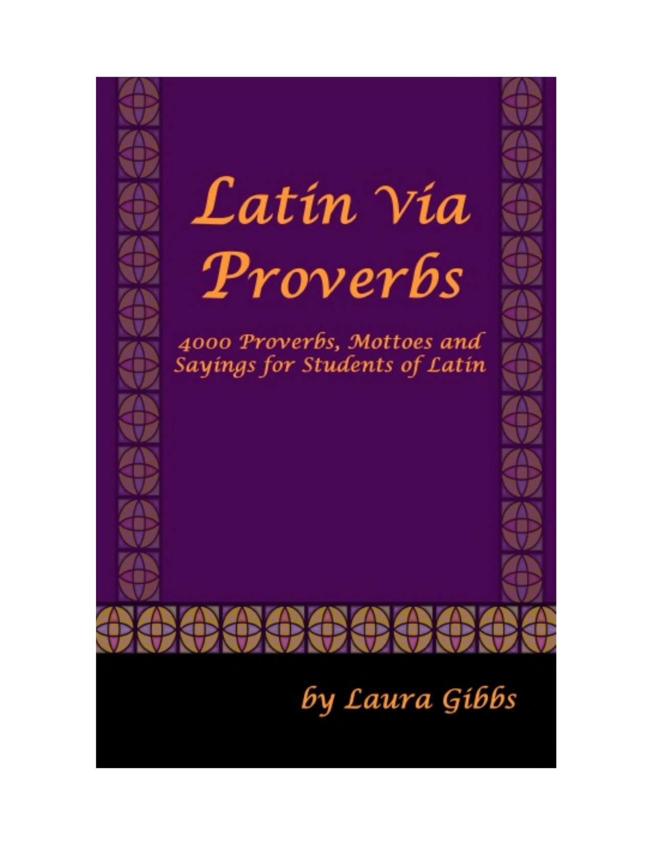 Latin Via Proverbs