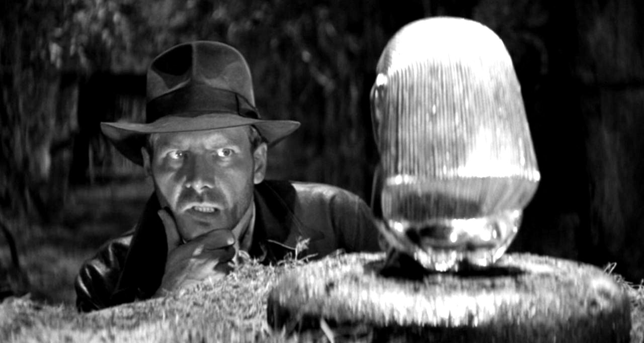 Raiders of the Lost Ark Black and White