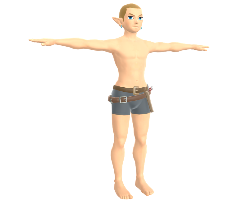 Link 3D model The Legend of Zelda: Breath of the Wild