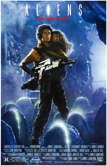 aliens james cameron sigourney weaver movie poster