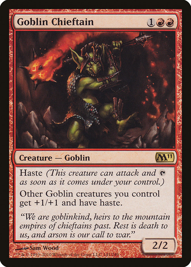 Goblin Chieftain Magic the Gathering