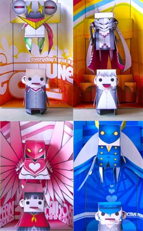 harlancore pepakura papertoy papercraft