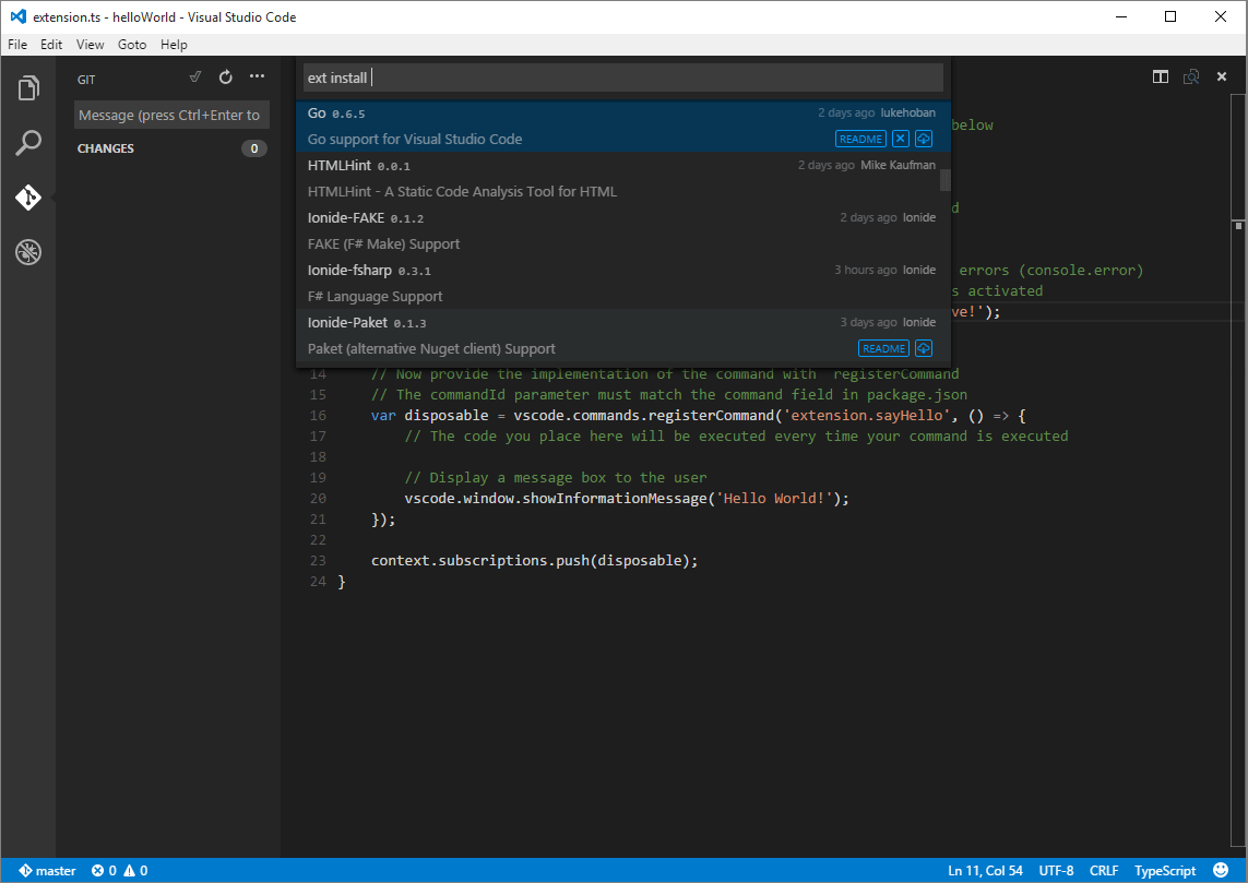 visual studio code