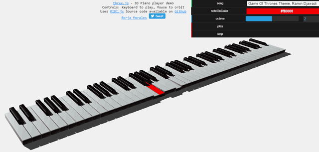 3d piano midi.js