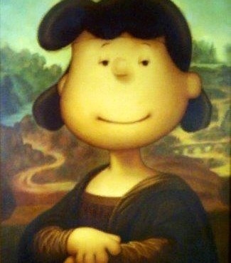 mona lisa parody lucy peanuts