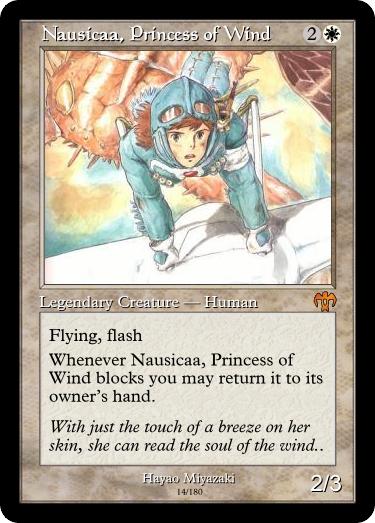 Nausicaa - magic the gathering card set