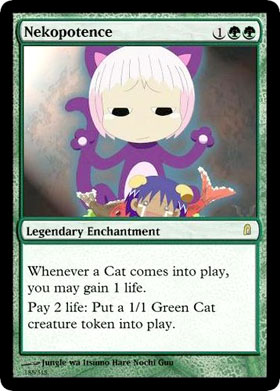 nekopontence magic gathering hare nochi guu anime set