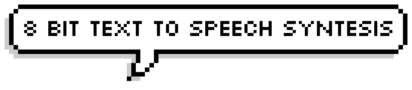 8-bit text to speech