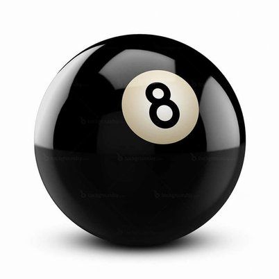 plastic 8 ball