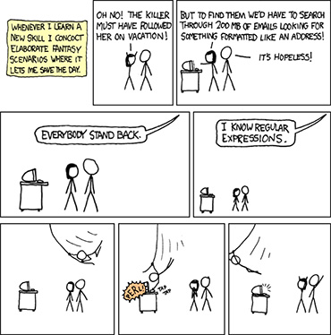 xkcd regular expressions