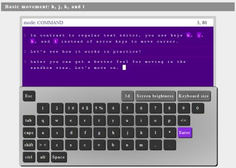 vim tutorial