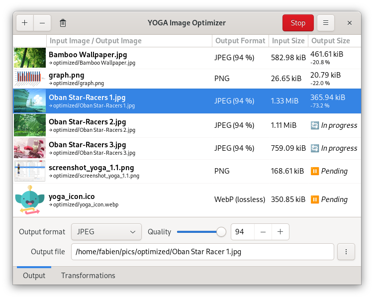 Yoga Image Optimizer